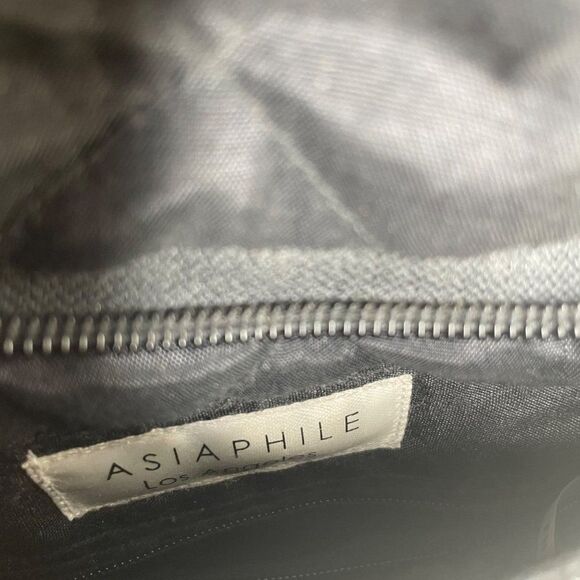 Asiaphile Los Angeles Brown Wicker Bag Bamboo Handle - Picture 8 of 11